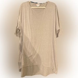 LuLaRoe Irma 2XL Grey Shirt